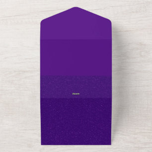 Purple Noise All-In-One Wedding Invite – Customize