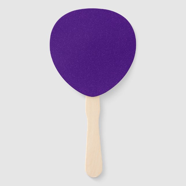 Purple Noise-Effect Heart Paddle Fan – Customize (Front)