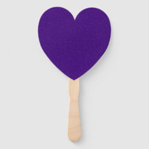 Purple Noise Heart Paddle Fan Set – Customizable