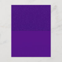 Purple Noise Split Announcement Postcard (Custom)