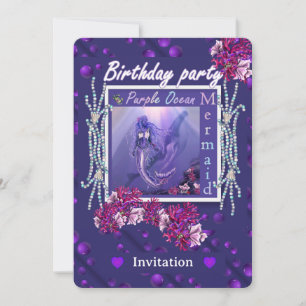 Purple Ocean Mermaid