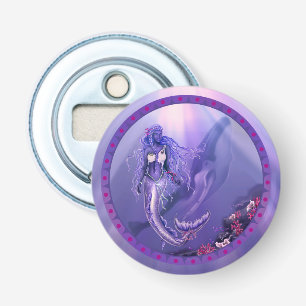 Purple Ocean Mermaid  Bottle Opener