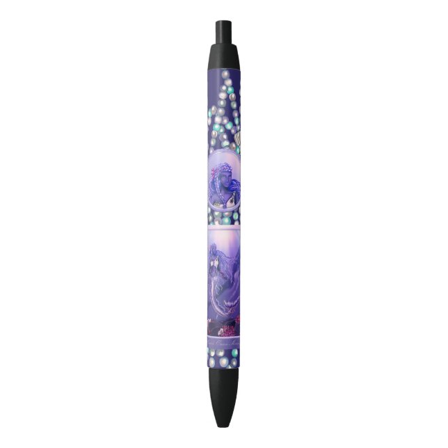 Purple Ocean Mermaid Pen (Front Vertical)