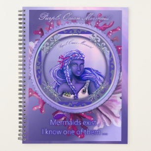 Purple Ocean Mermaid Planner