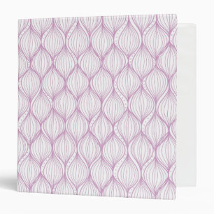 Purple ogee stripes pattern background binder