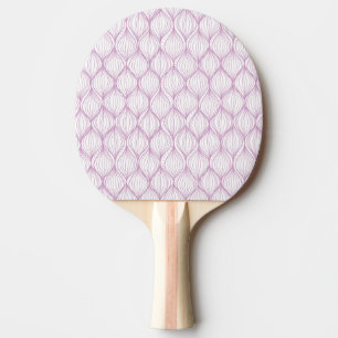 Purple ogee stripes pattern background ping pong paddle