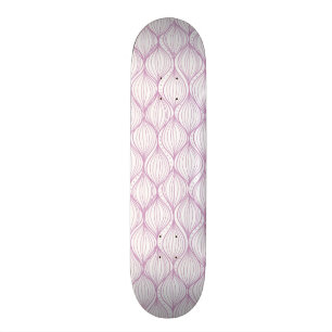 Purple ogee stripes pattern background skateboard
