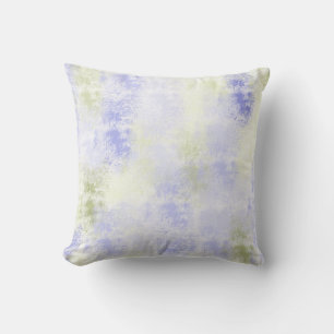 Purple Olive Abstract Throw Pillow