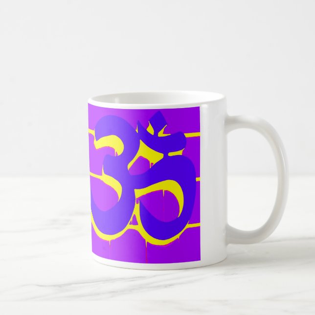 purple Om mug (Right)