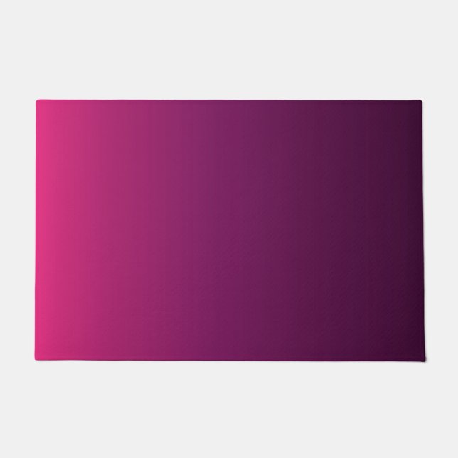 Purple ombre doormat (Front)
