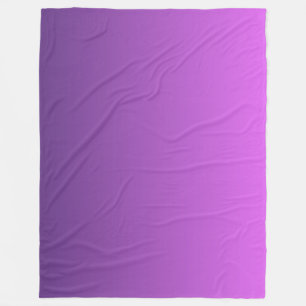 Purple ombre gradient fleece blanket