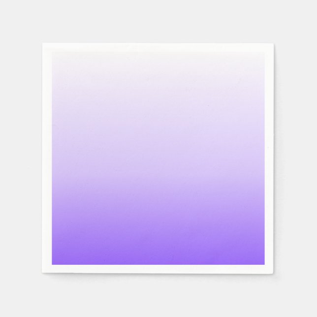 Purple Ombre Gradient Napkin (Front)
