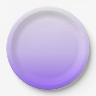 Purple Ombre Gradient Paper Plate