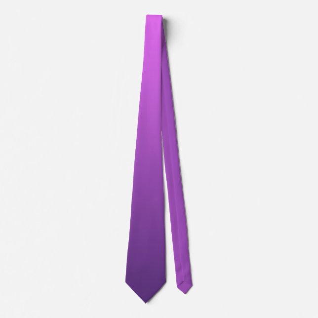 Purple ombre gradient tie (Front)
