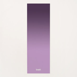 Purple Ombre Mat–Flow in Color, Ground in Calm Yoga Mat