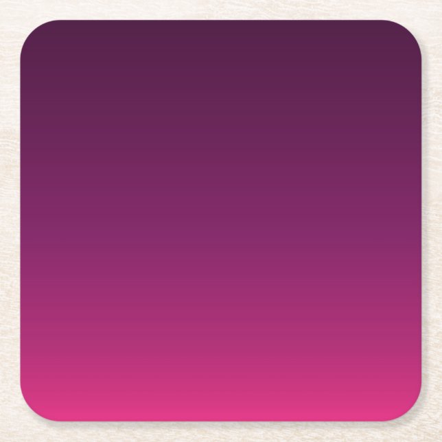 Purple ombre Paper Coaster (Front)