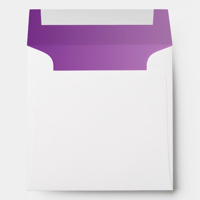 Purple Ombre Square Envelopes (Back (Bottom))