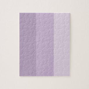 Purple Ombre Striped Jigsaw Puzzle