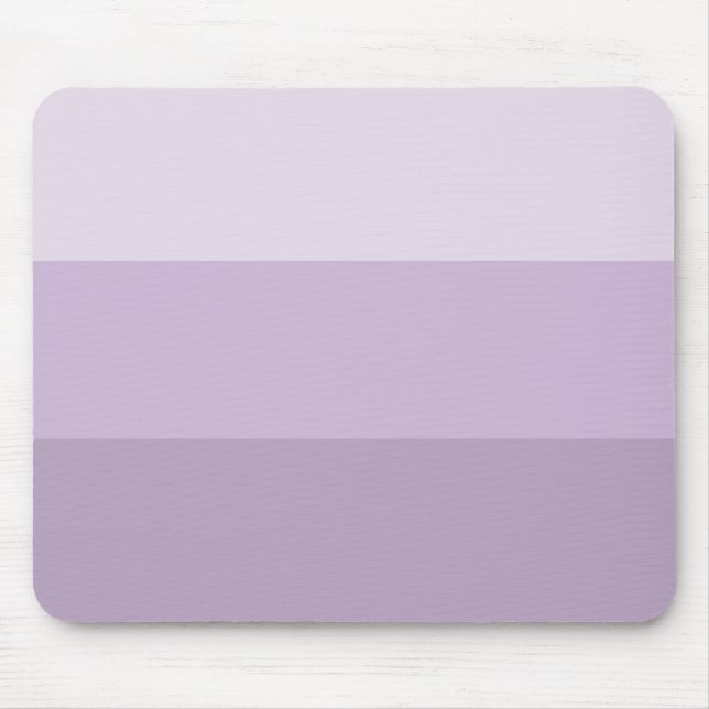 Purple Ombre Striped Mouse Pad (Front)