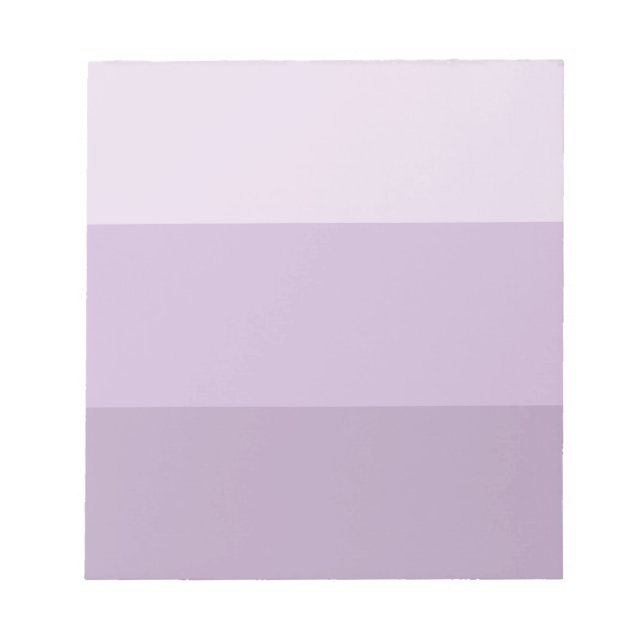 Purple Ombre Striped Notepad (Front)