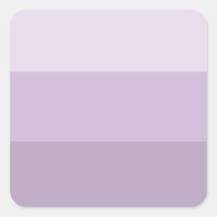 Purple Ombre Striped Square Sticker