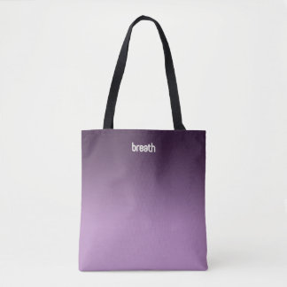 Purple Ombre Tote Bag – Soft Color, Strong Spirit