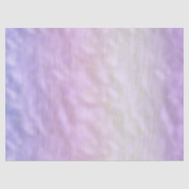 Purple Ombre Unicorn Tissue Paper (Front)