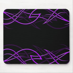 Purple on Black "Elegance" Mousepad