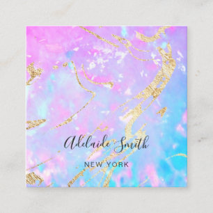 purple opal background texture square business card