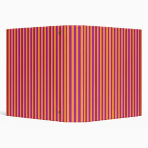 Purple Orange Stripes Seamless Pattern Binder