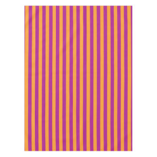 Purple Orange Stripes Seamless Pattern Tablecloth