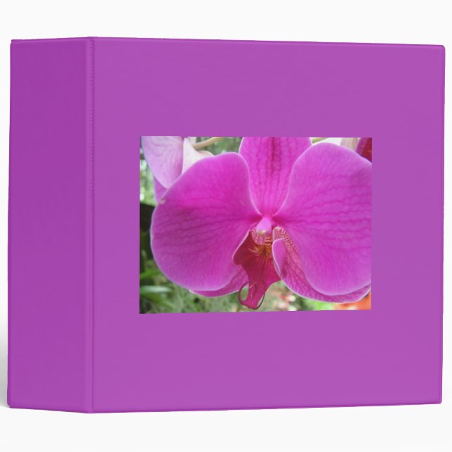 purple orchid binder (Front/Spine)