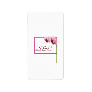 Purple Orchid Hershey's Miniature Wrapper Label