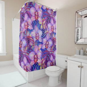 Purple orchid pattern