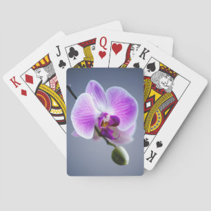Purple Orchid Playing Cards - Beautiful Floral