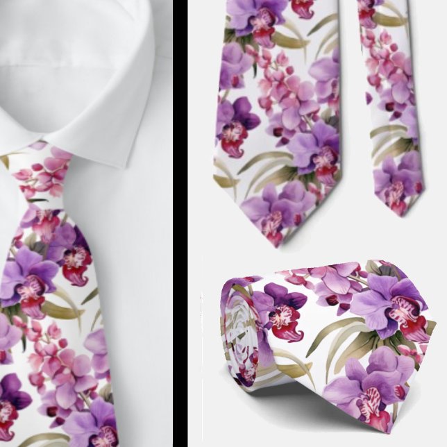 Purple Orchid Tie (Creator Uploaded)