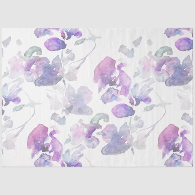 Purple Orchid Tissue Paper (Front)