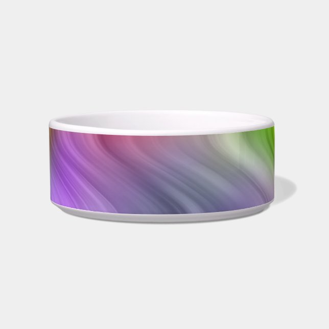 Purple Orchid Wavy Texture Bowl (Front)