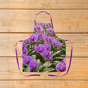 Purple Orchids Apron