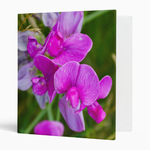 Purple Orchids Binder