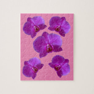 PURPLE ORCHIDS JIGSAW PUZZLE