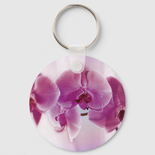 Purple Orchids Keychain