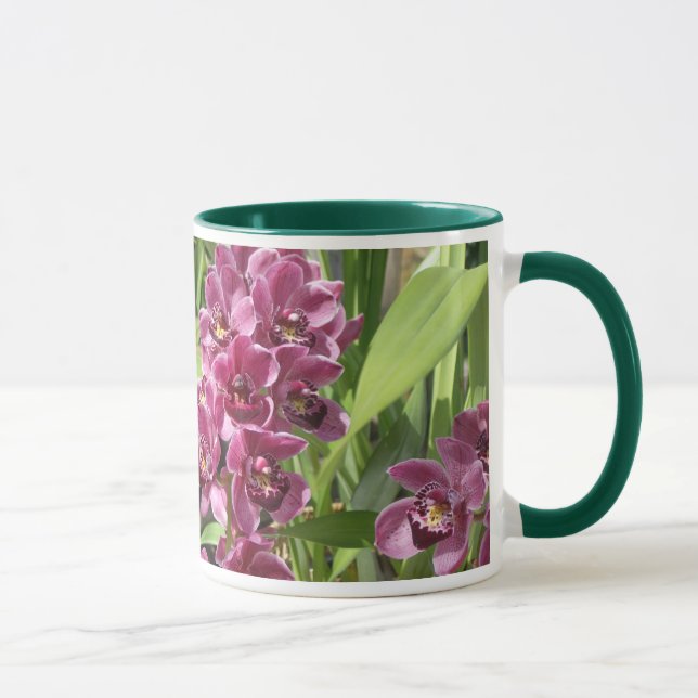 purple orchids mug (Right)