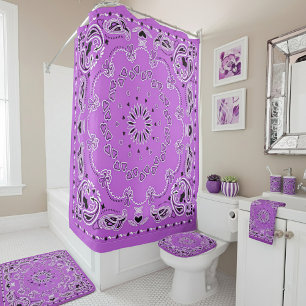 Purple oriental design