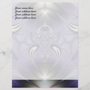 Purple Ornament Letterhead