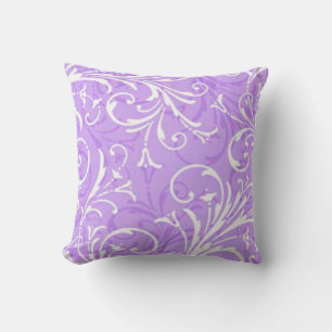 Purple Ornamental Reversible Pillow