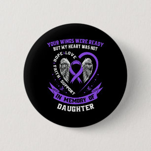 Purple Overdose Awareness Day Items In Memory Of D 2 Inch Round Button
