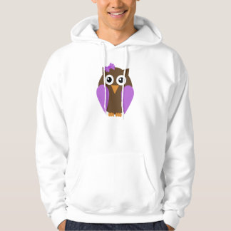 Purple Owl & A Bow Hoodie