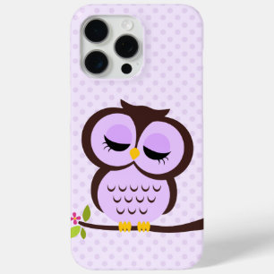 Purple Owl iPhone 15 Pro Max Case