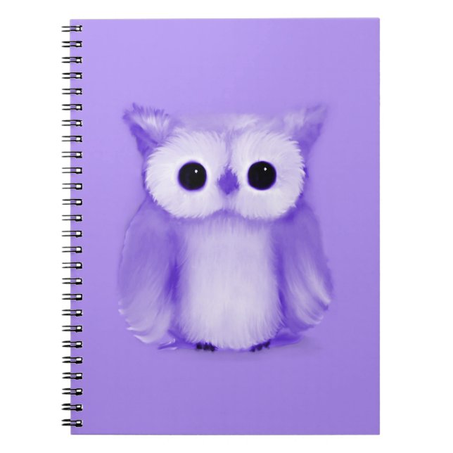 Purple Owl Notebook (Front)